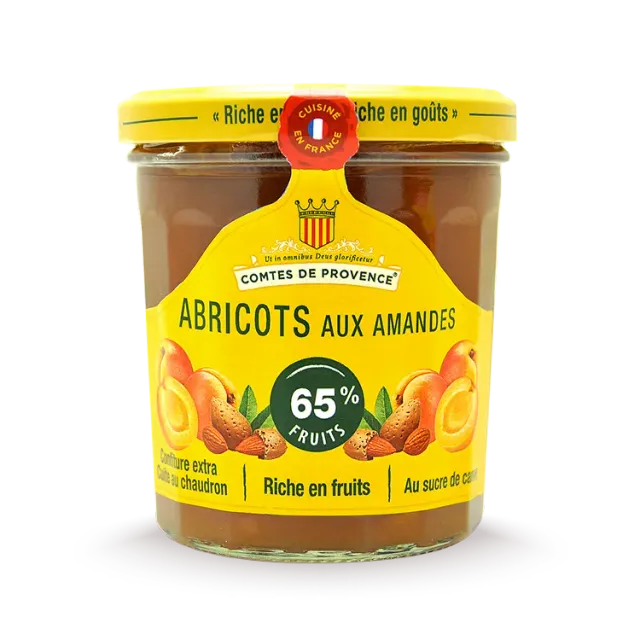 Les Comtes de Provence Albicocche Mandorle confettura vasetto frutta