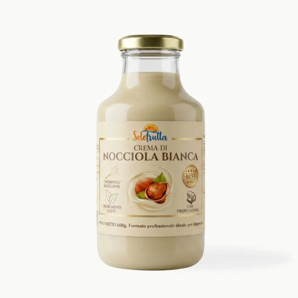 SoloFrutta Crema Nocciola Bianca Dispenser 600g Vellutata