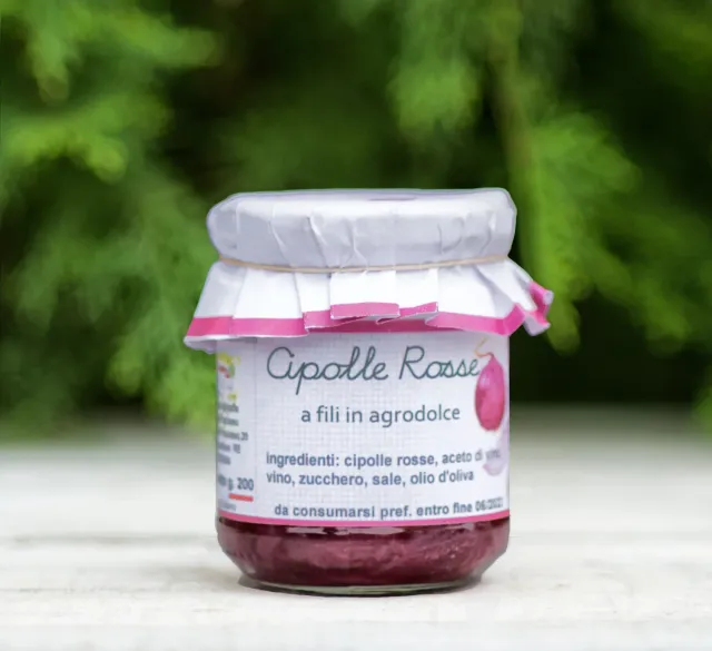 Bosco del Fracasso Cipolle Rosse a Fili Agrodolce sottolio