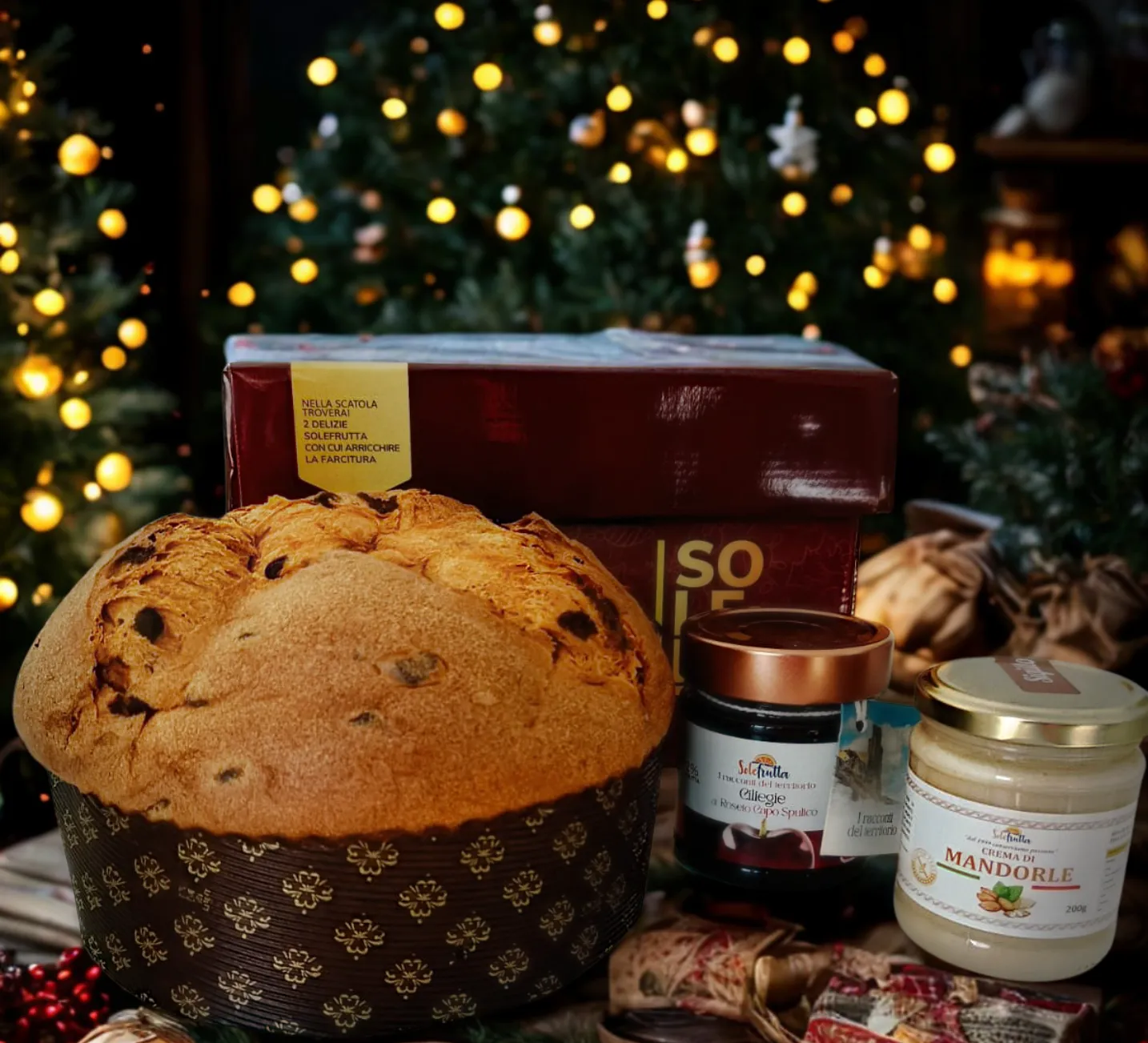 SoloFrutta San Nicola di Mira confezione panettone e vasetti