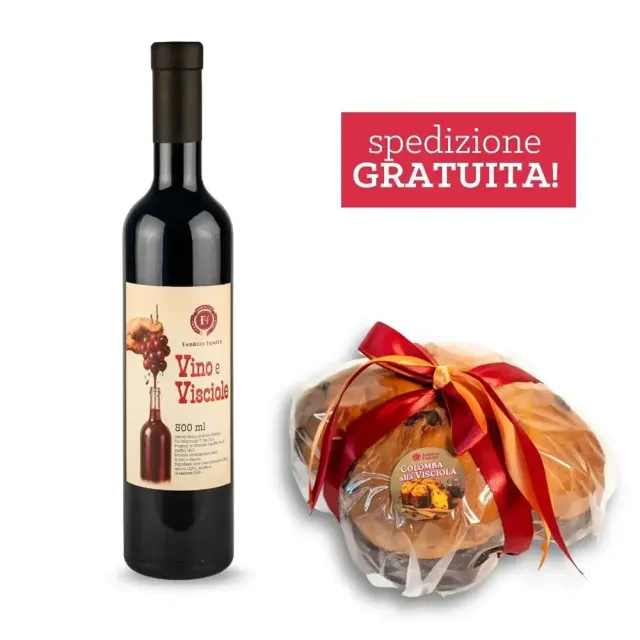 Fabrizi Family Visciola Everyday box colomba e vino