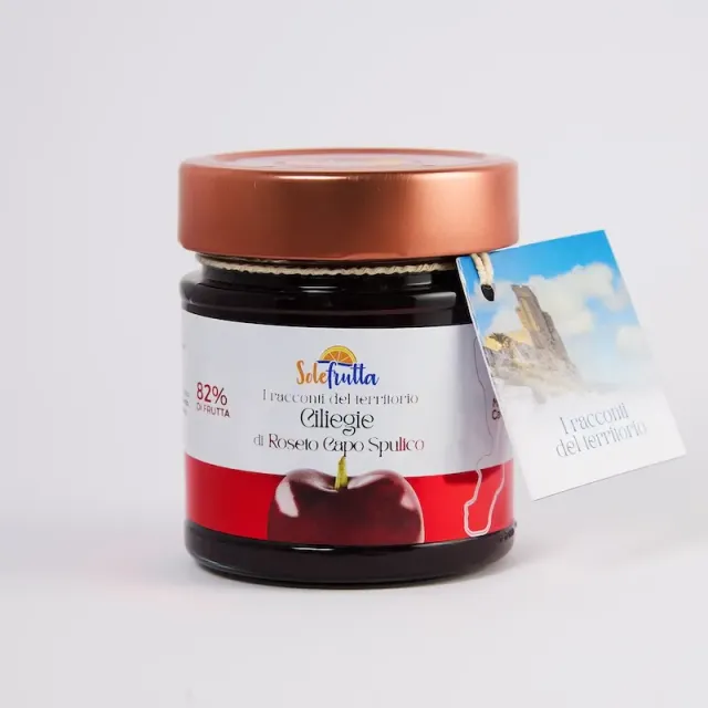 SoloFrutta Ciliegie Roseto Capo Spulico confettura Ferrovia