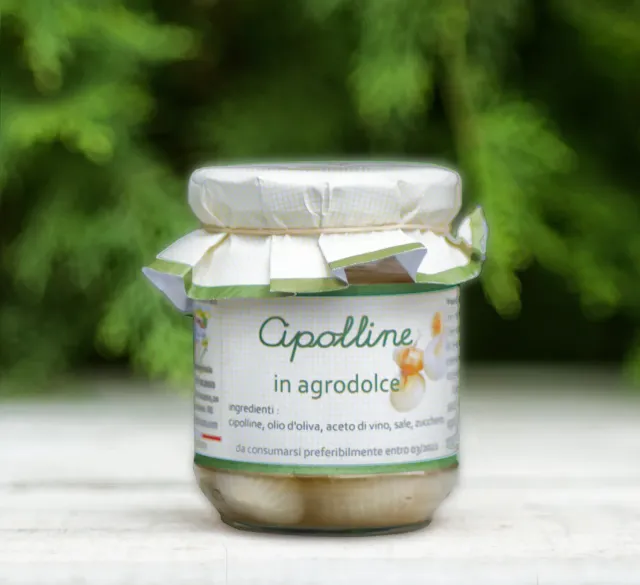 Bosco del Fracasso Cipolline Agrodolce 200g borettane