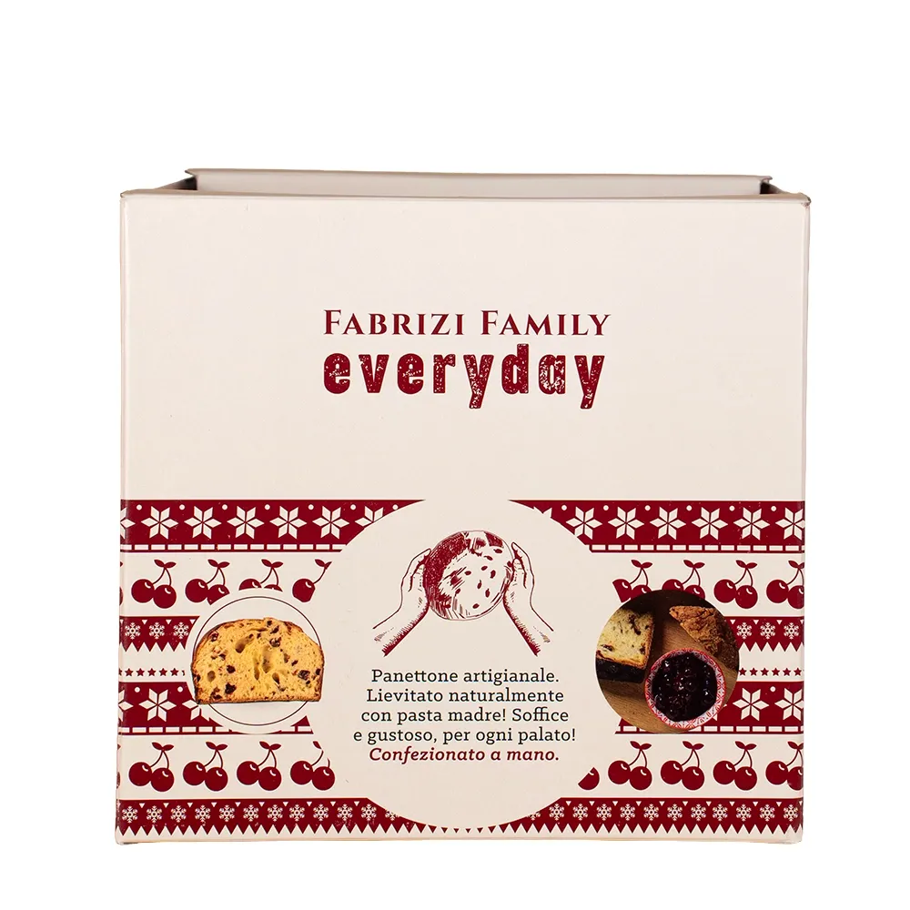 Fabrizi Family Combo Everyday box panettone visciole vino 750g