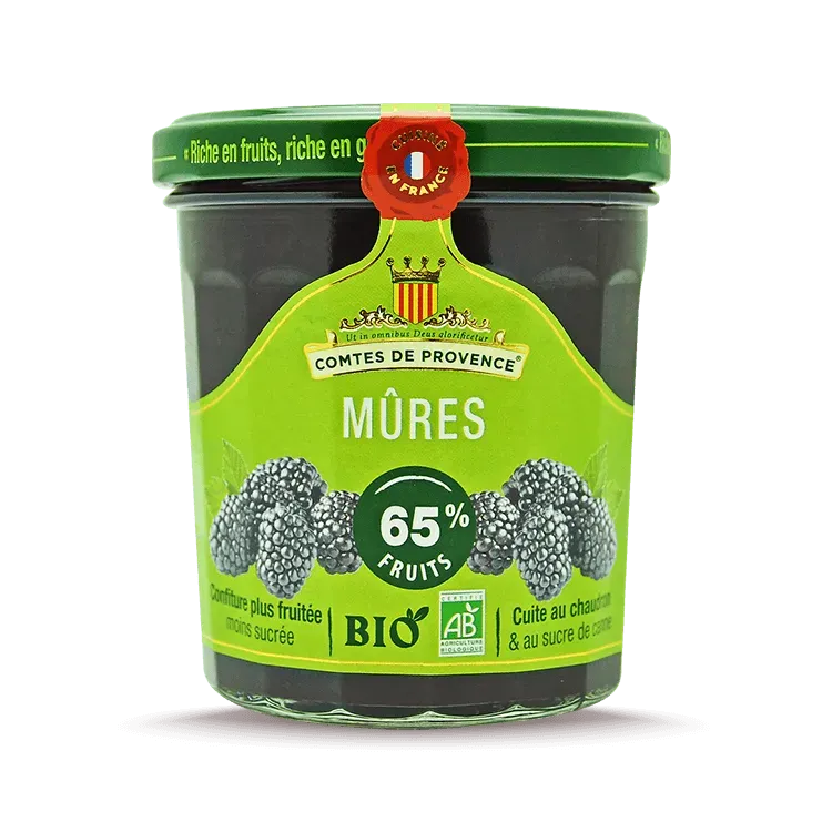 Les Comtes de Provence Bio confettura more zucchero leggero