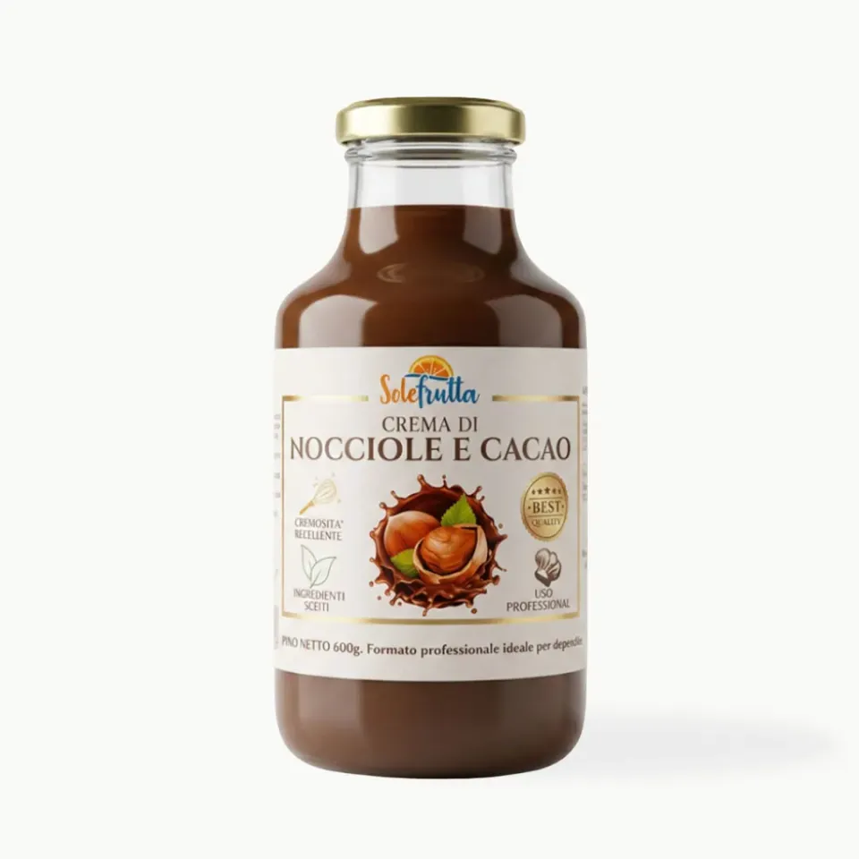 SoloFrutta Crema Nocciole Cacao 600 g dispenser bar