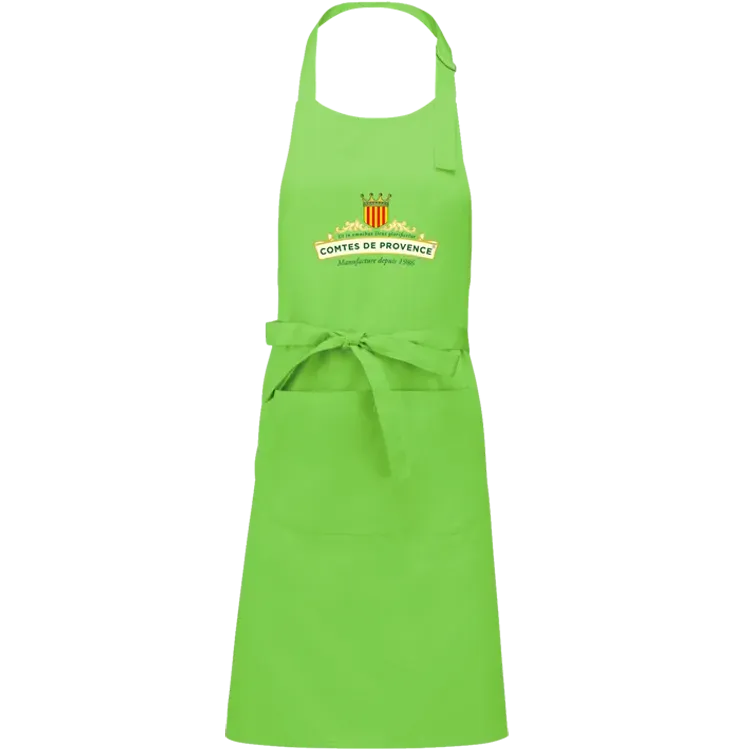 Les Comtes de Provence Verde Lima grembiule cucina lime