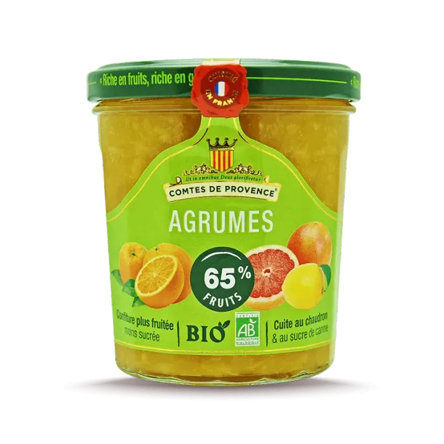 Les Comtes de Provence Bio confettura agrumi poco zucchero