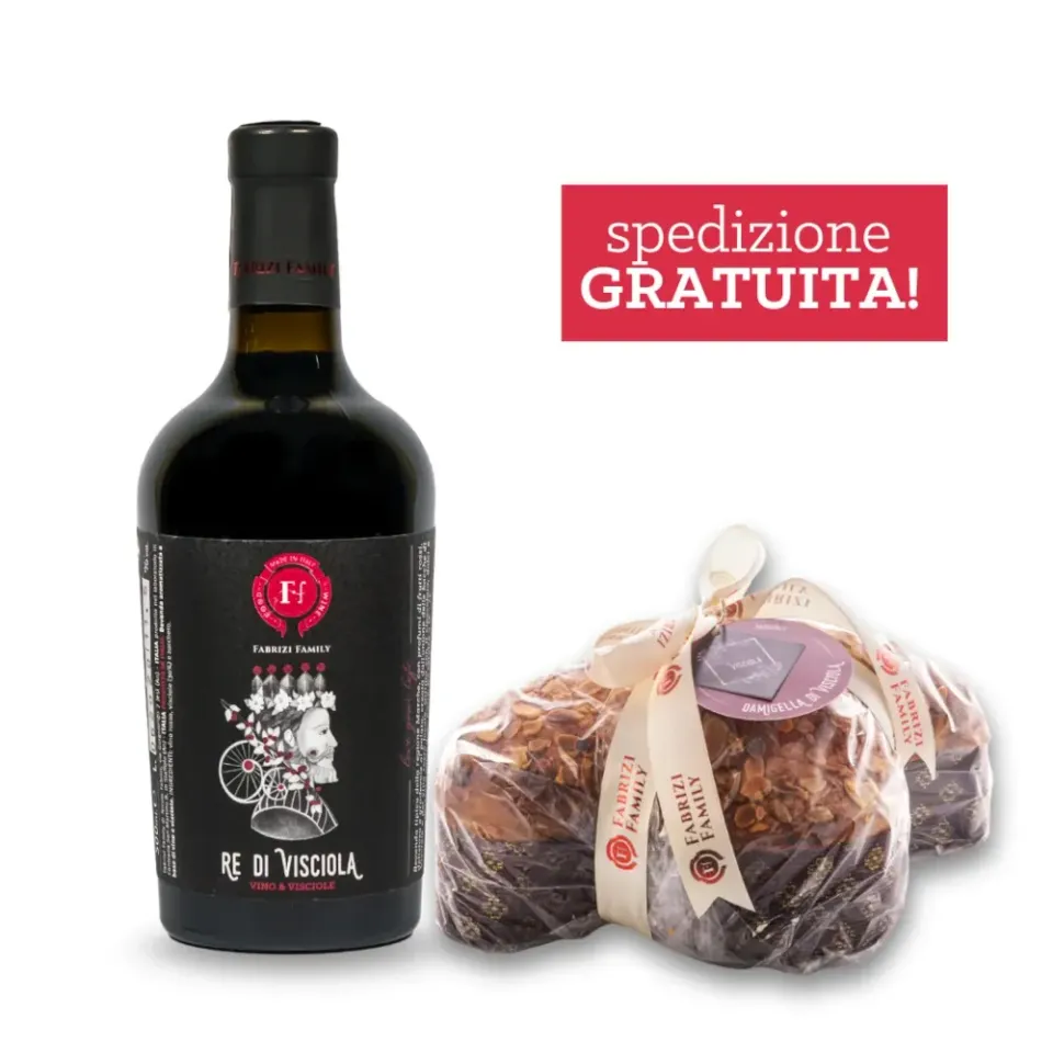 Fabrizi Family Visciola Damigella e Re cofanetto vino e visciole