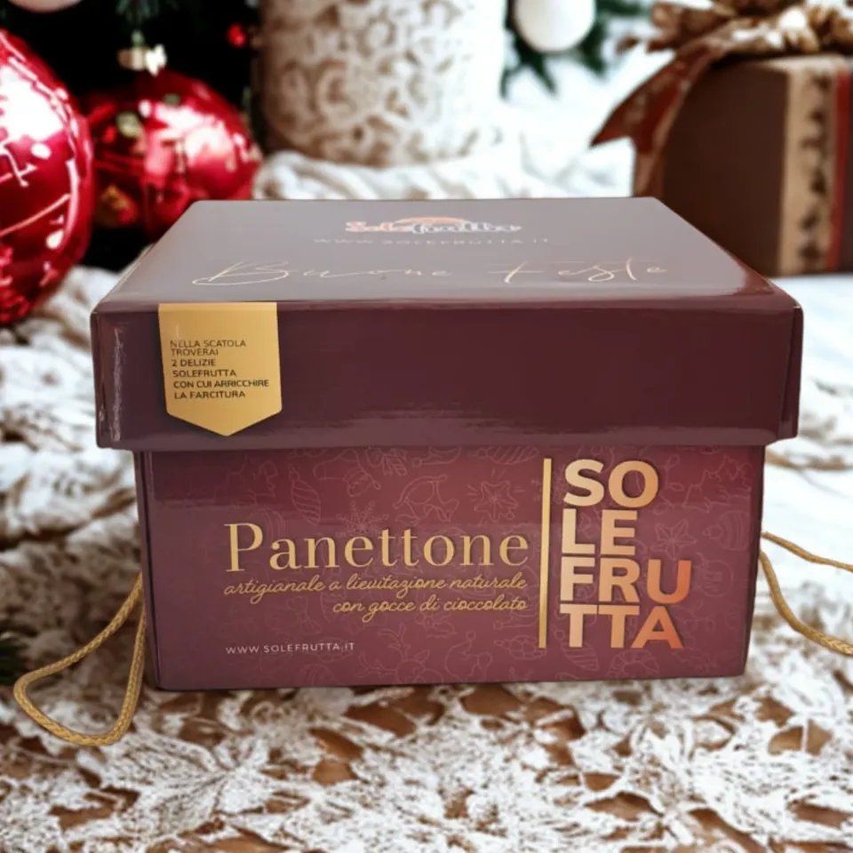SoloFrutta Porta Annunziata confezione panettone regalo
