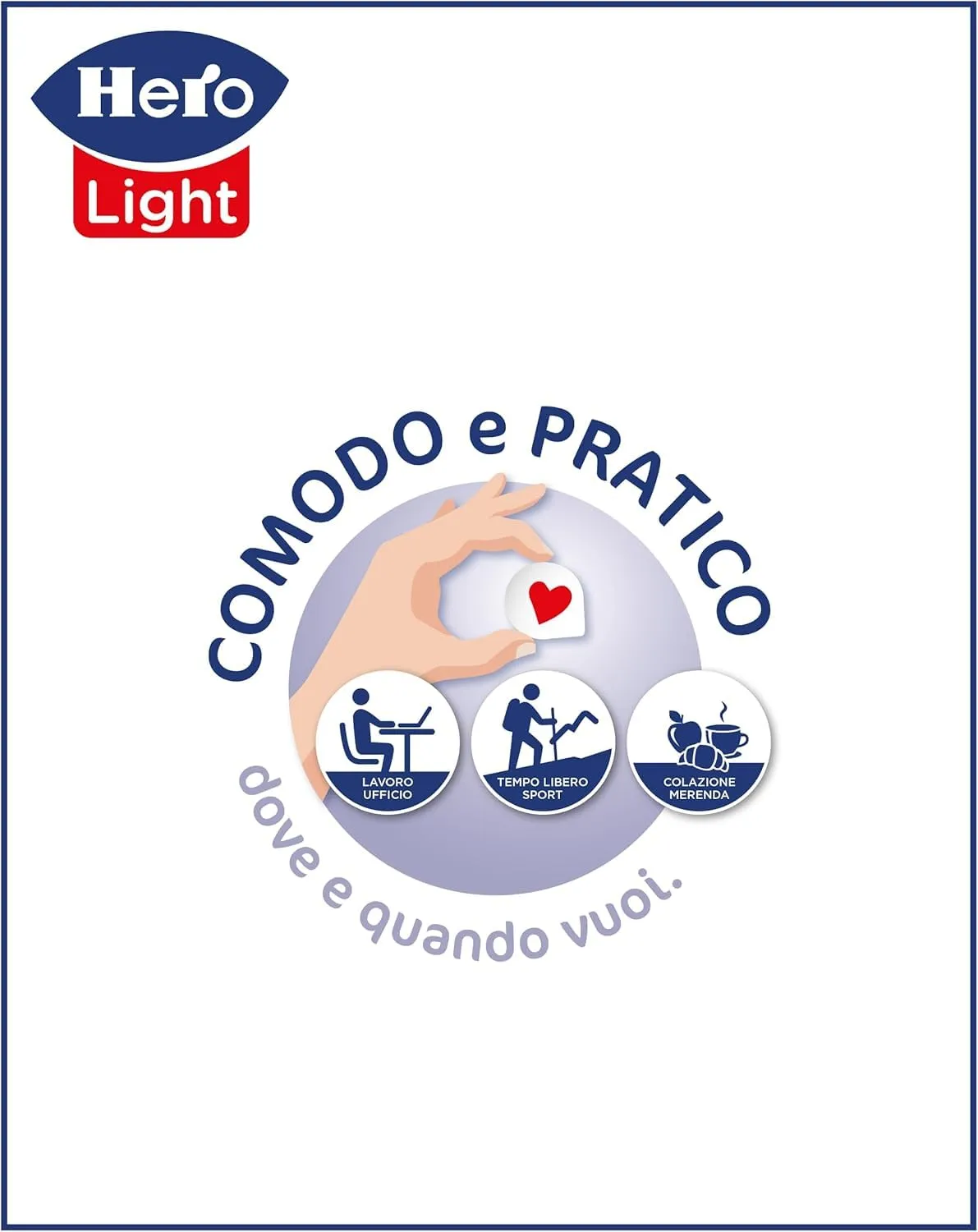 Hero Light Poker Albicocca confettura senza zuccheri 20x80g