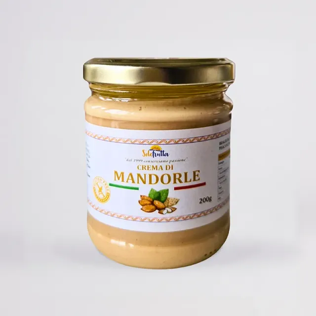 SoloFrutta Crema di Mandorle crema spalmabile 200g 30% mandorle