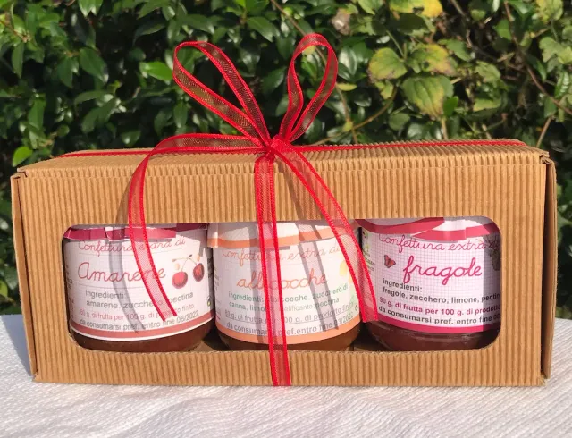 Agriturismo Bosco del Fracasso Confezione 3 confetture frutta 230g