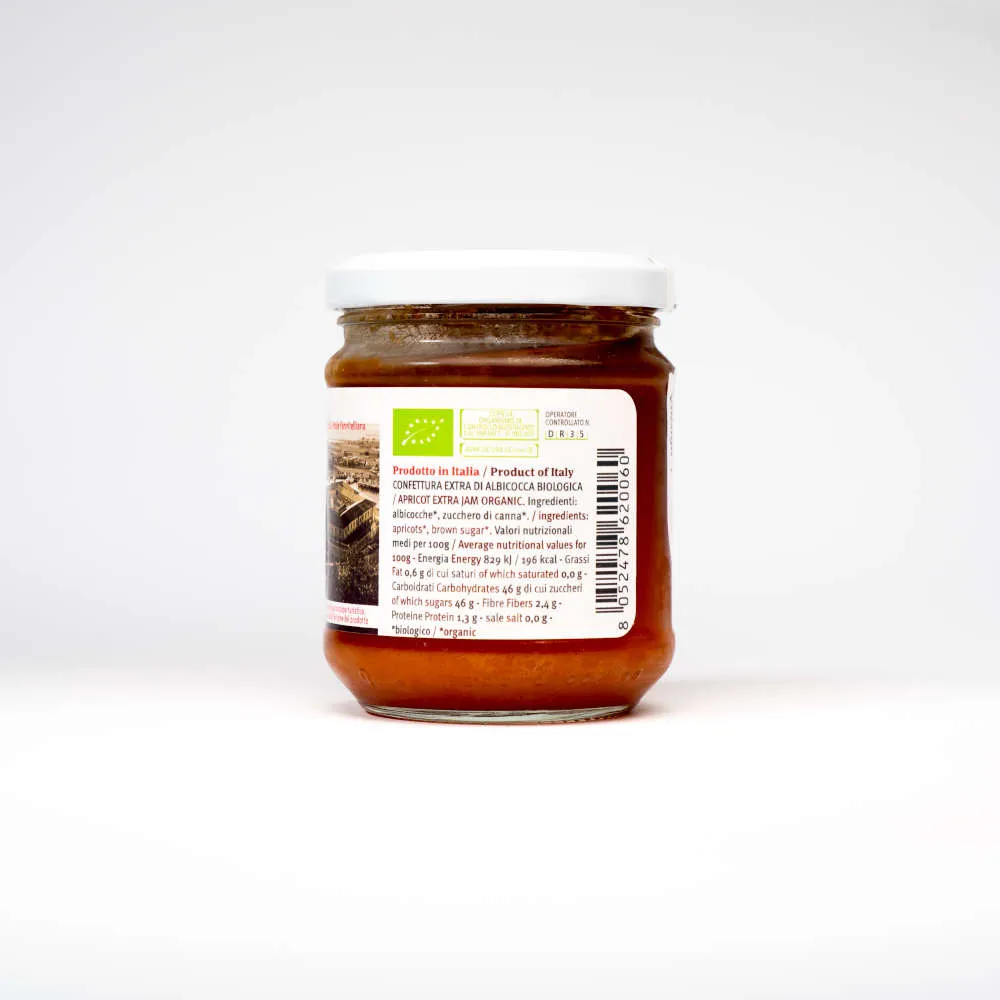 Fabrizi Family confettura extra albicocca bio 220g senza pectina