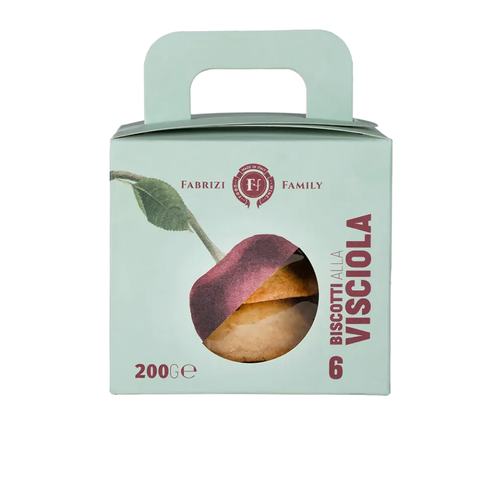 Fabrizi Family biscotti visciola 200g per tè e colazione
