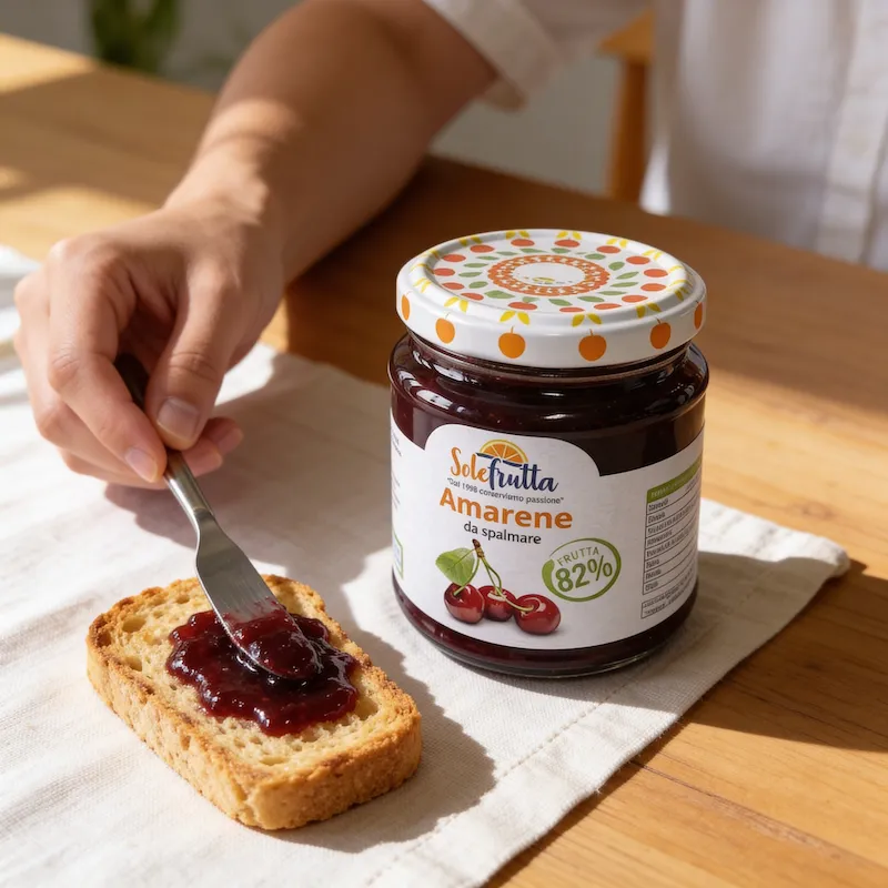 SoloFrutta Amarene da Spalmare confettura 82% frutta