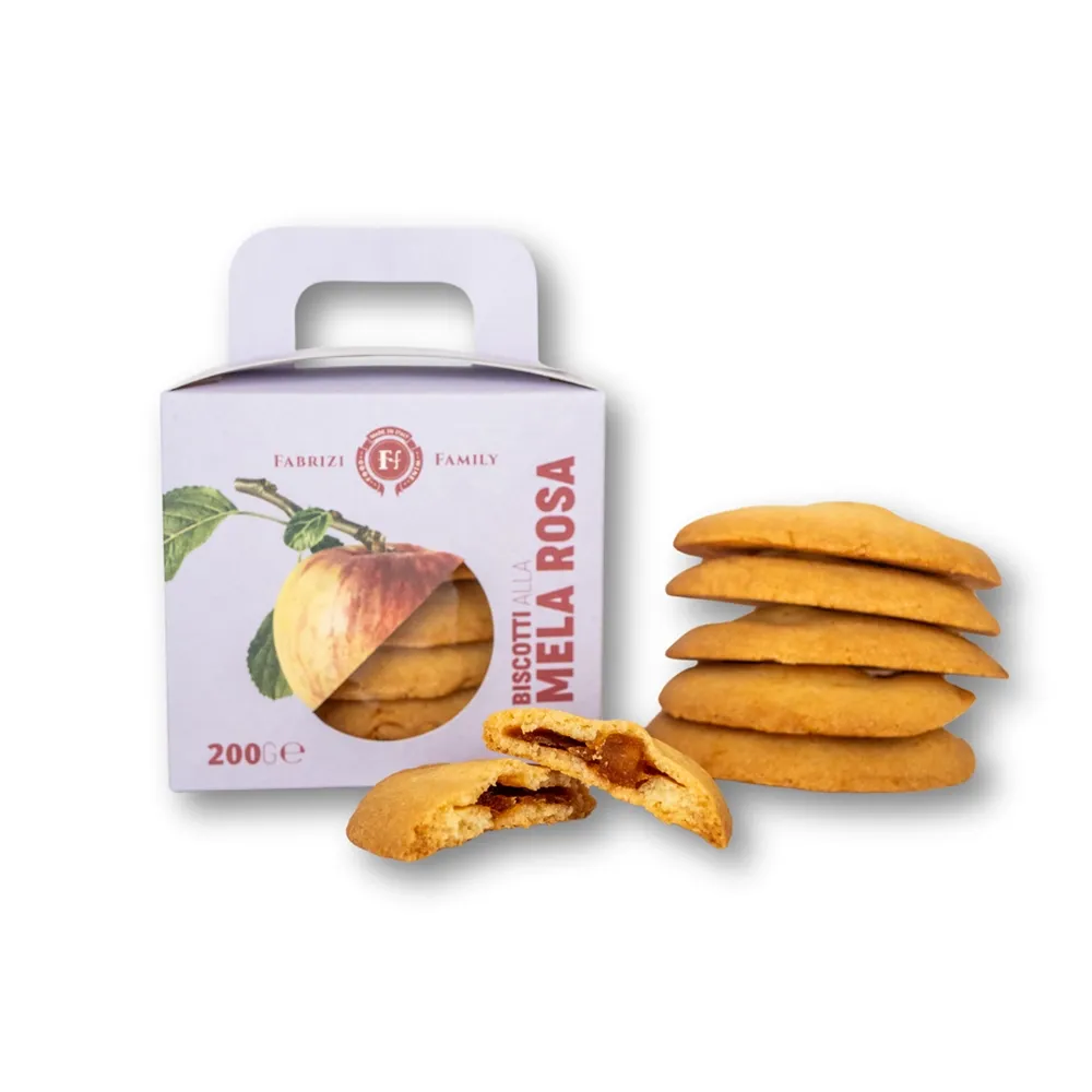 Fabrizi Family Biscotti alla mela rosa 200g friabili