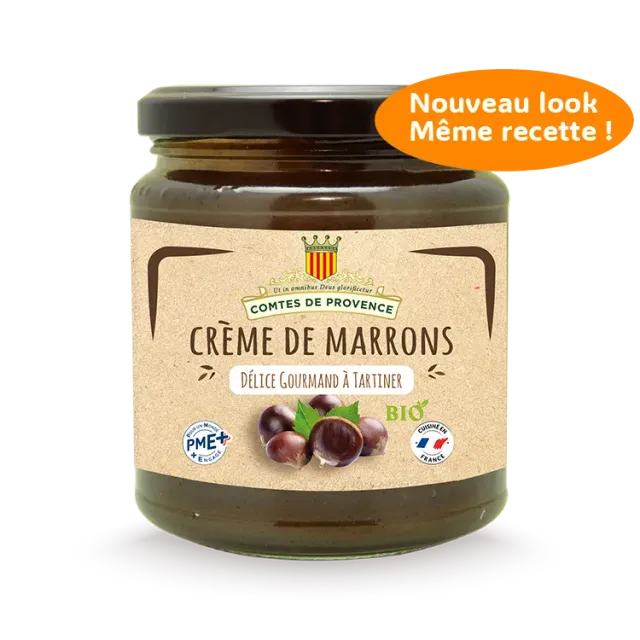 Les Comtes de Provence crema di marroni bio 320g con pezzetti