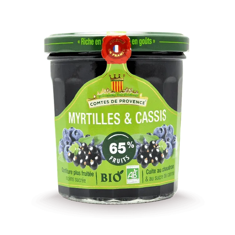 Les Comtes de Provence Mirtillo Ribes confettura leggera
