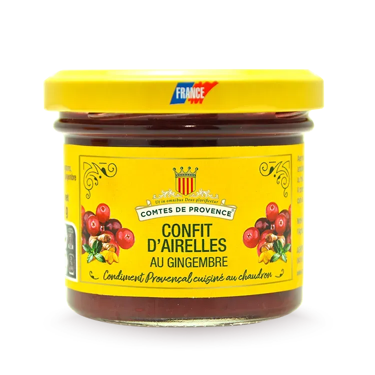 Les Comtes de Provence confit mirtilli rossi zenzero