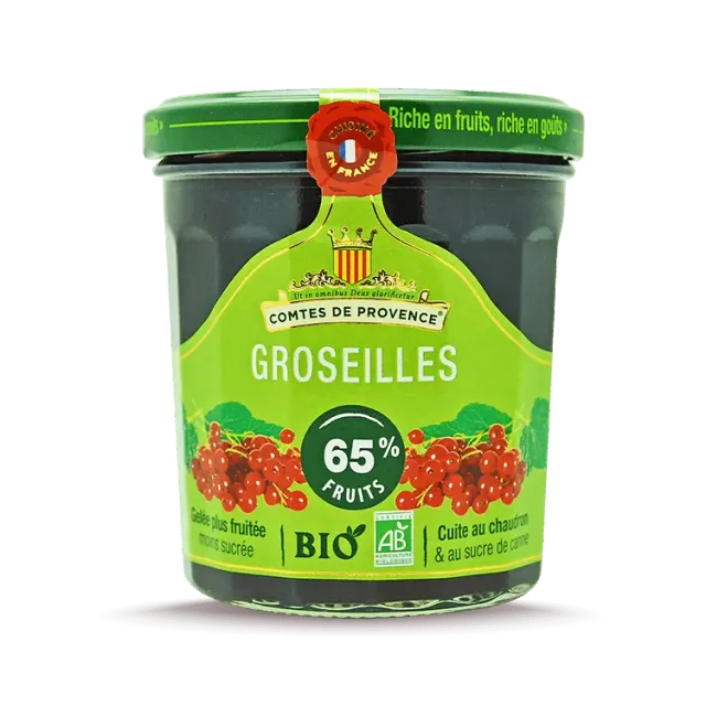 Les Comtes de Provence confettura bio ribes rosso
