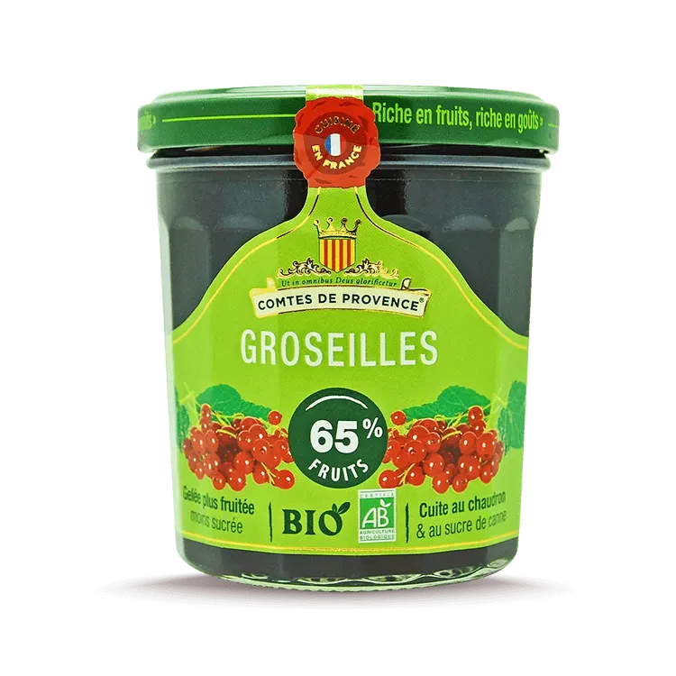 Les Comtes de Provence Bio gelatina di uva spina leggera