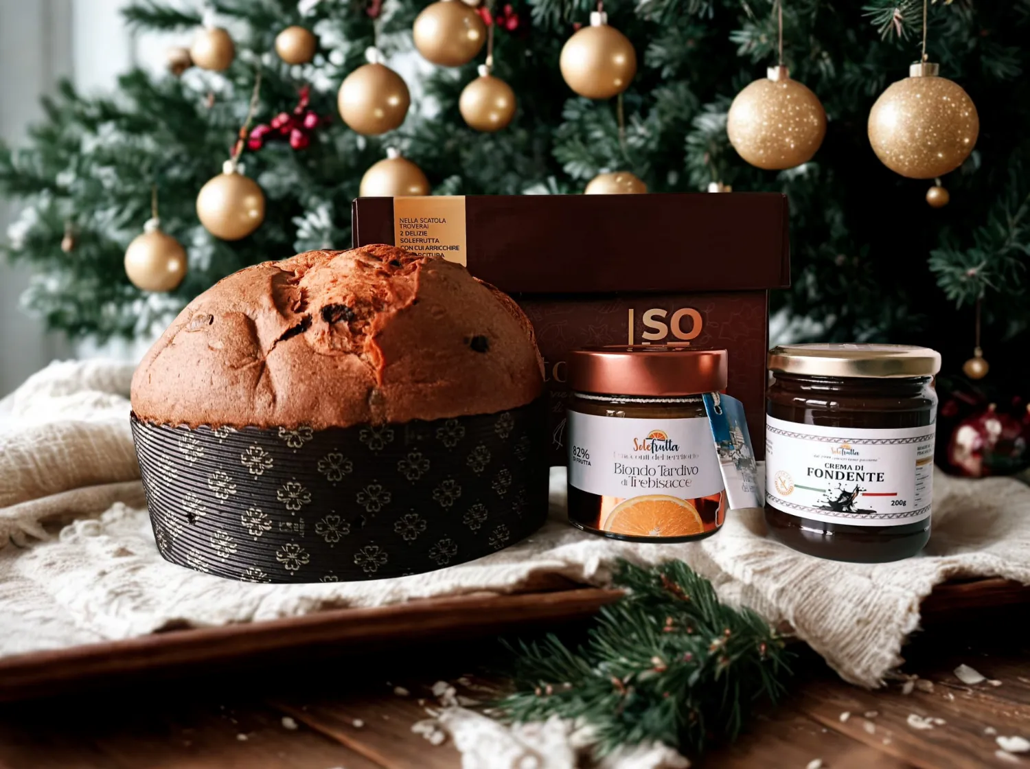 SoloFrutta Porta Annunziata confezione panettone regalo