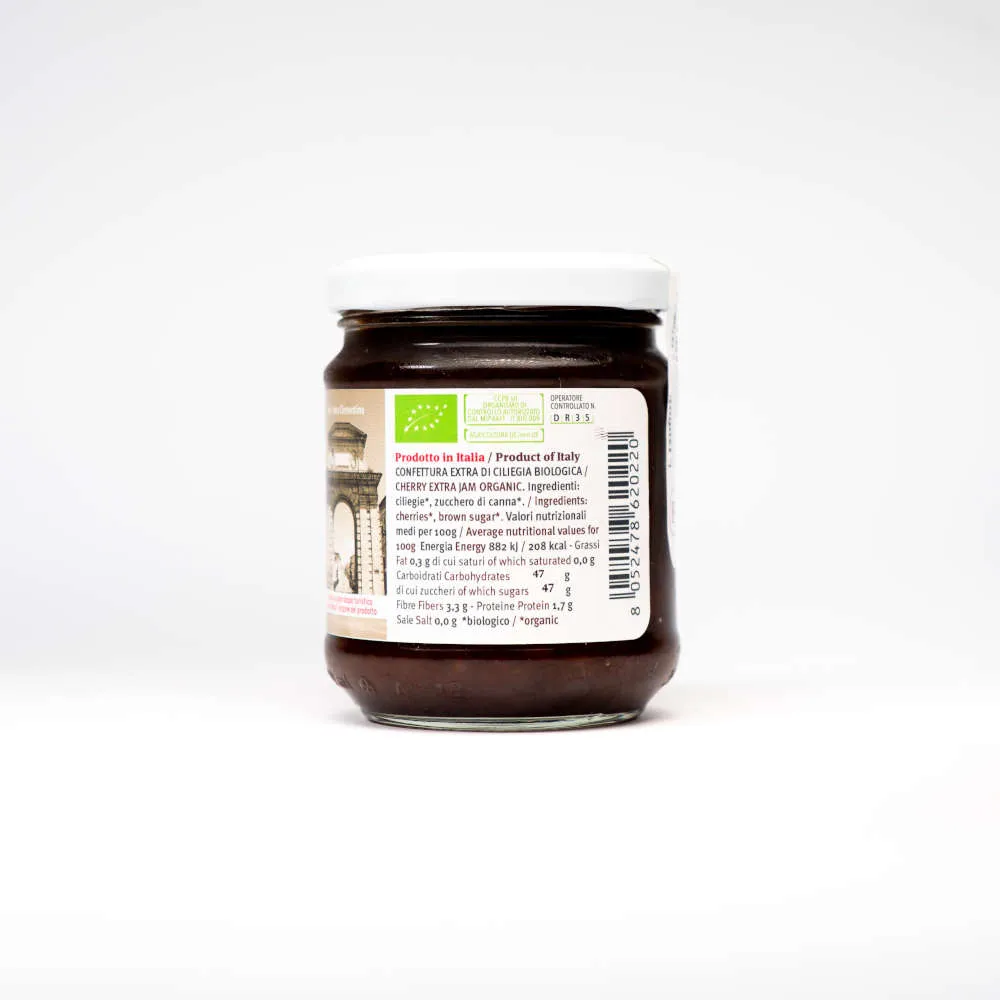 Fabrizi Family confettura extra ciliegia bio 220 g intensa