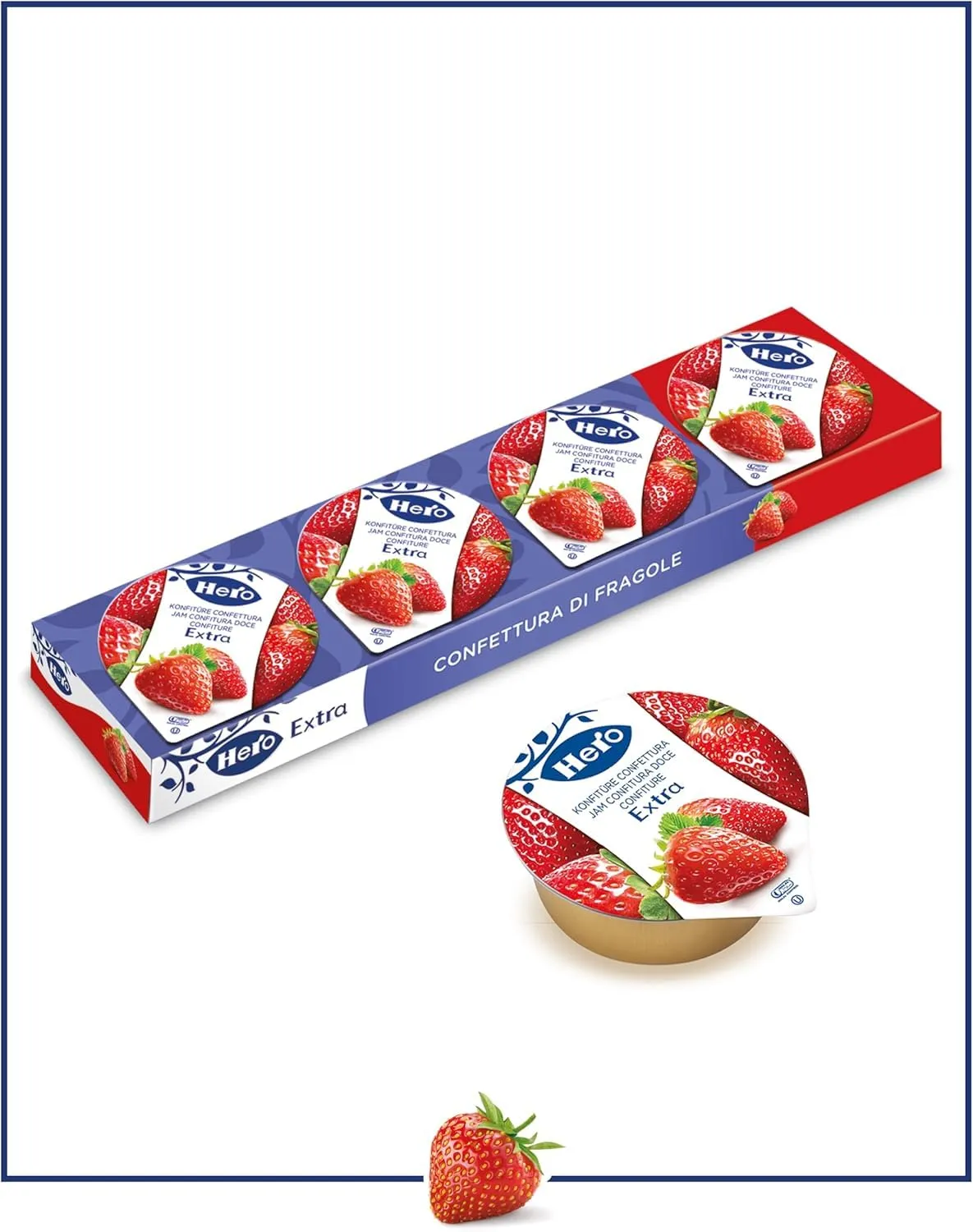 Hero Light Poker confettura fragole 30x100g senza conservanti
