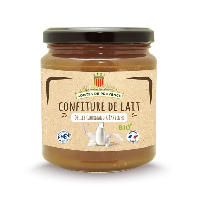 Les Comtes de Provence confettura latte bio vasetto