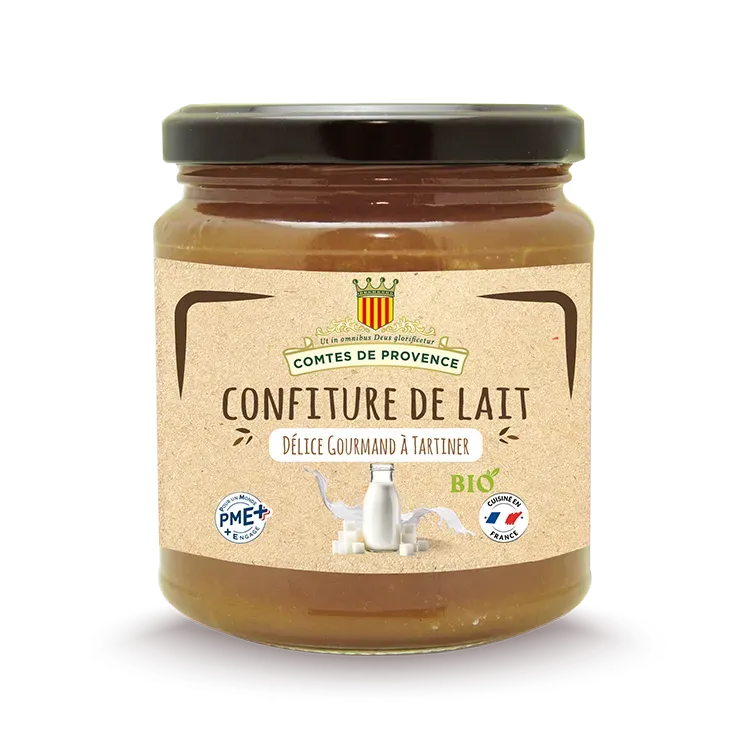 Les Comtes de Provence Latte Bio confettura vasetto cremosa