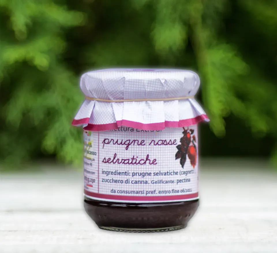 Bosco del Fracasso Confettura Prugne Rosse bio dolci