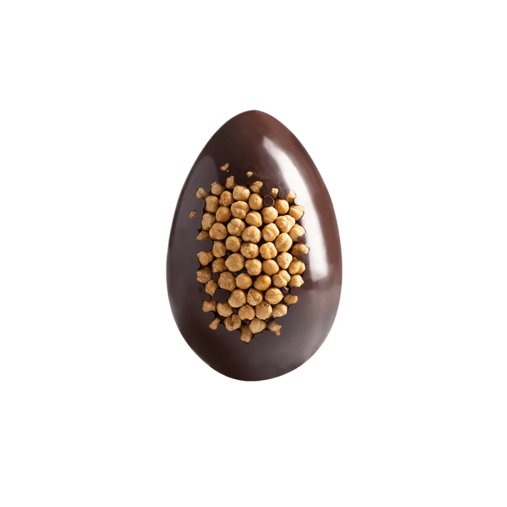 Stringhetto Uovo di Pasqua Fondente con Nocciole Intere