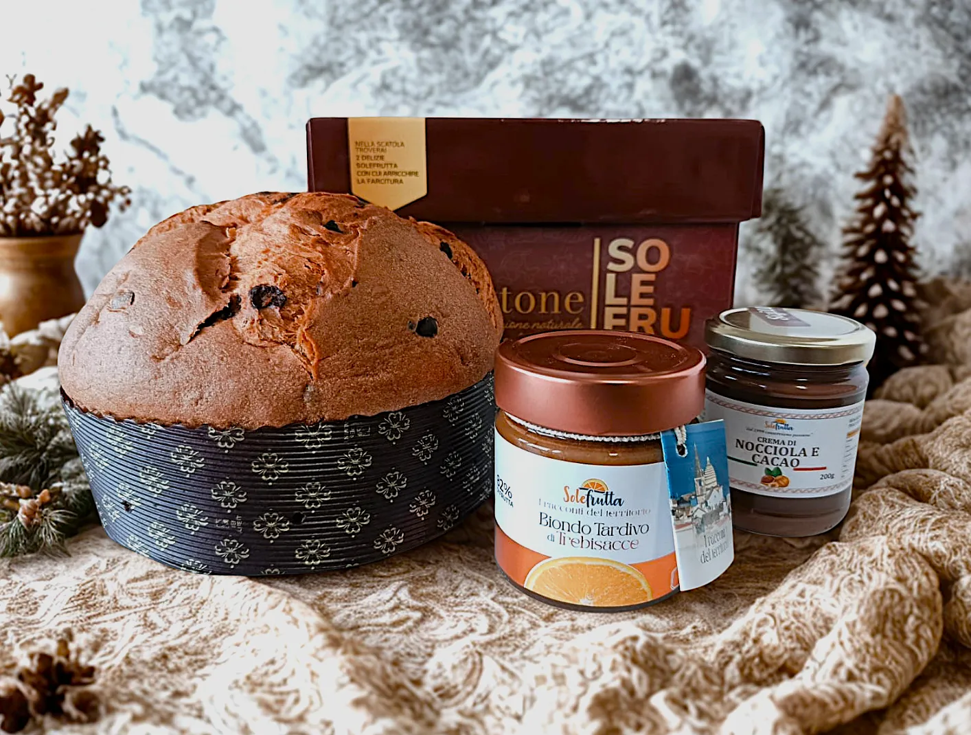 SoloFrutta Bastione confezione regalo panettone e creme