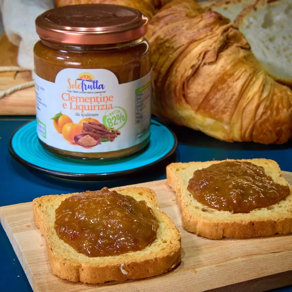 SoloFrutta Marmellata di Clementine e Liquirizia aromatica