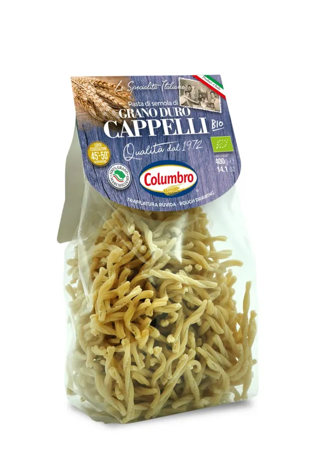 Columbro Cappelli Bio pasta trofie grano duro bio