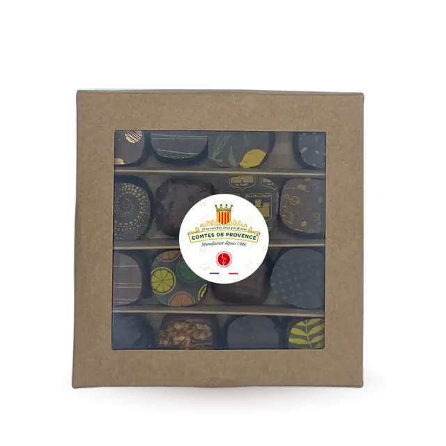 Les Comtes de Provence Gourmandises Cioccolatini Fondente Latte 160 g