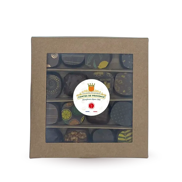 Les Comtes de Provence Gourmandises Cioccolatini Fondente Latte 160 g