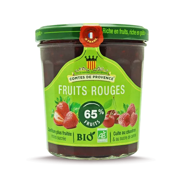 Les Comtes de Provence Bio confettura frutti rossi poco zucchero