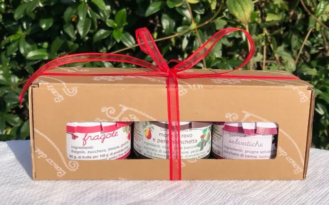 Bosco del Fracasso Confezione Regalo 3 Vasetti Frutta 120g misti