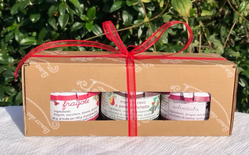 Bosco del Fracasso Confezione Regalo 3 Vasetti Frutta 120g misti