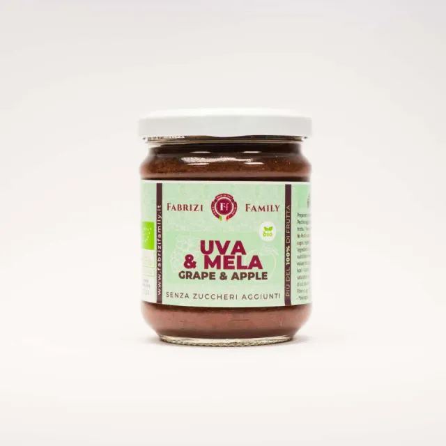 Fabrizi Family Uva e Mela confettura bio senza zuccheri