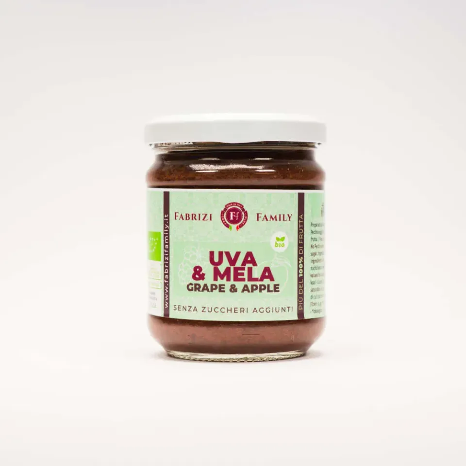 Fabrizi Family Uva e Mela confettura bio senza zuccheri