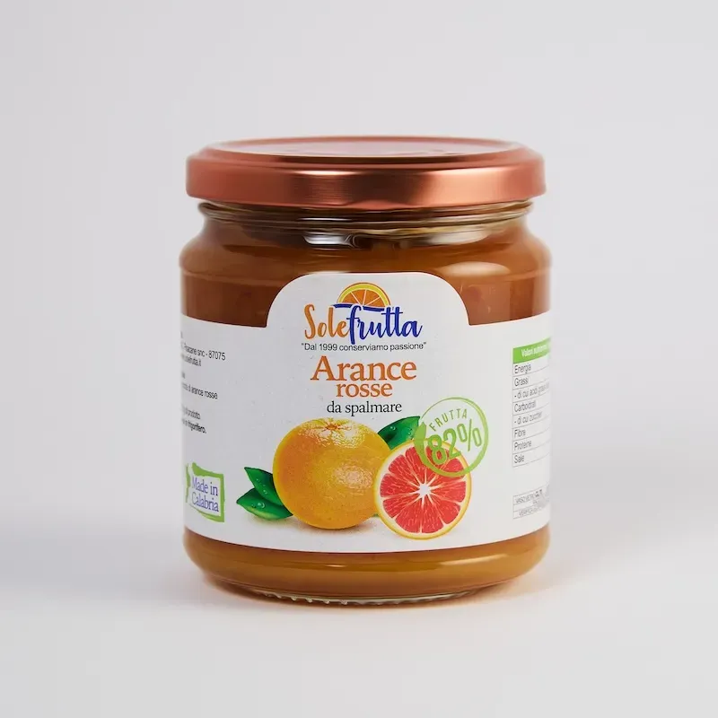 SoloFrutta Arance Rosse marmellata da spalmare 82% frutta