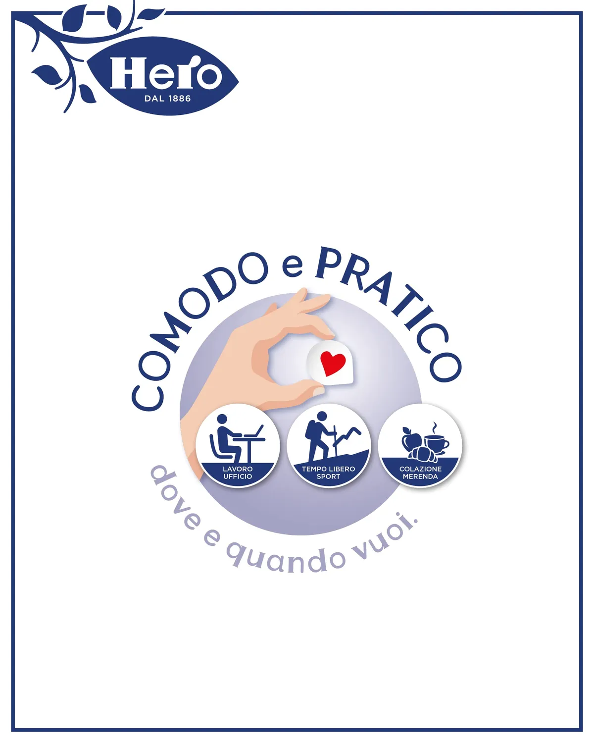 Hero Light Poker confettura frutti di bosco 30x100g senza conservanti