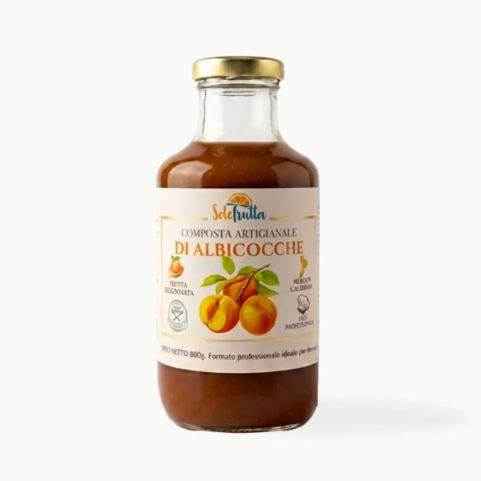 SoloFrutta Conserva Albicocche 600g confettura dispenser