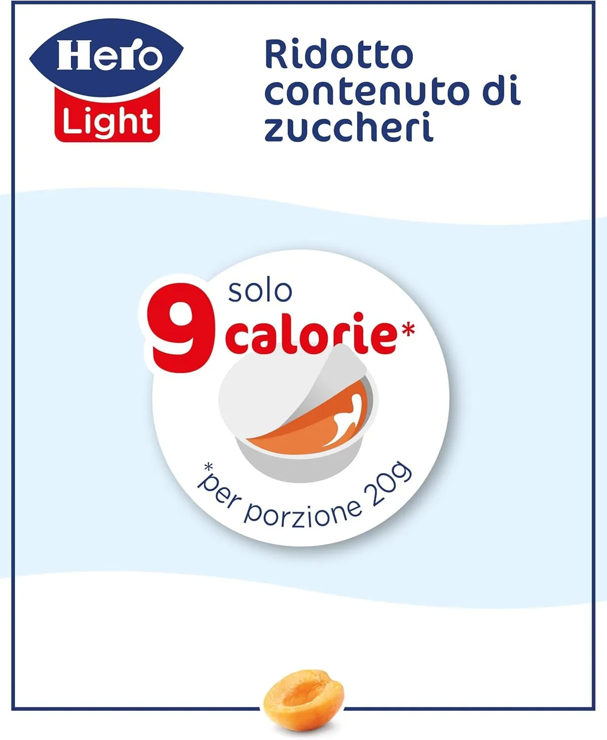 Hero Light Poker Albicocca confettura senza zuccheri 20x80g