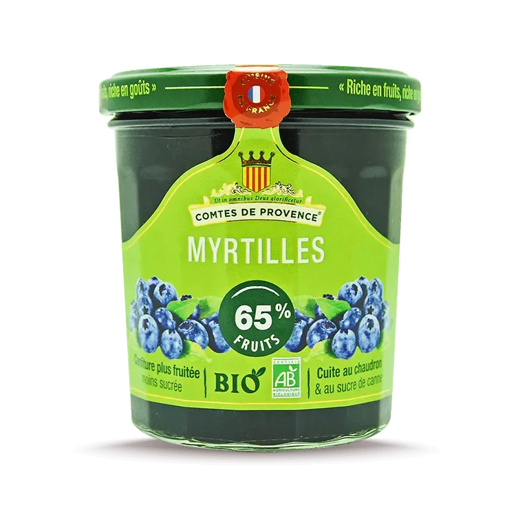 Les Comtes de Provence Bio confettura mirtilli poco zucchero