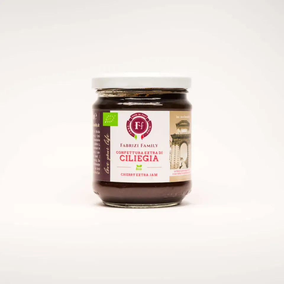 Fabrizi Family confettura extra ciliegia bio 220 g intensa