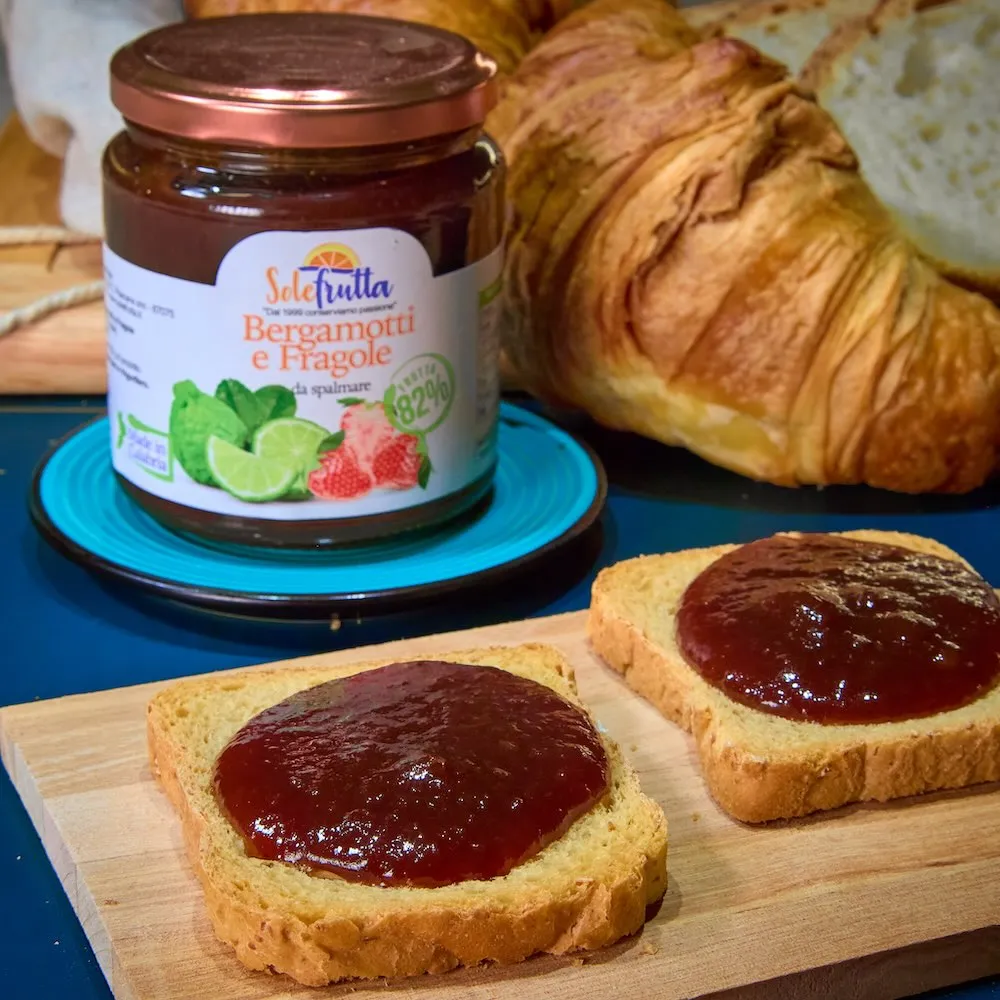 SoloFrutta Marmellata di Bergamotto e Fragole fresca